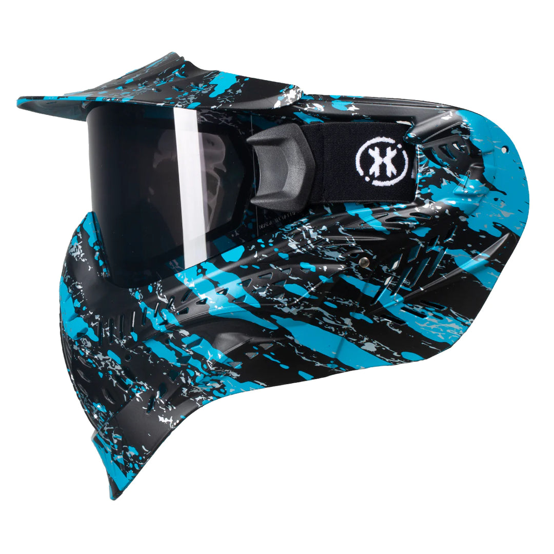 HSTL GOGGLE - FRACTURE BLACK/TURQUOISE