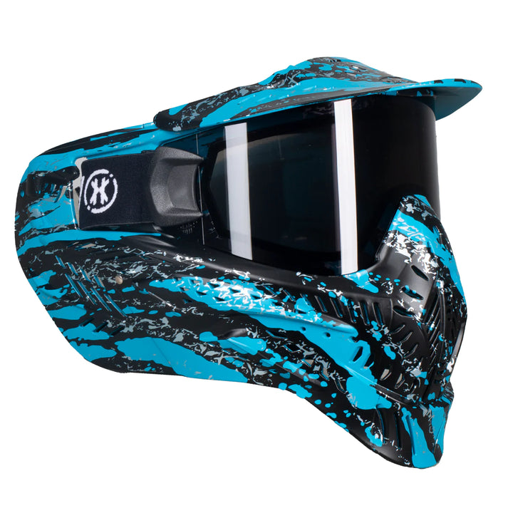 HSTL GOGGLE - FRACTURE BLACK/TURQUOISE