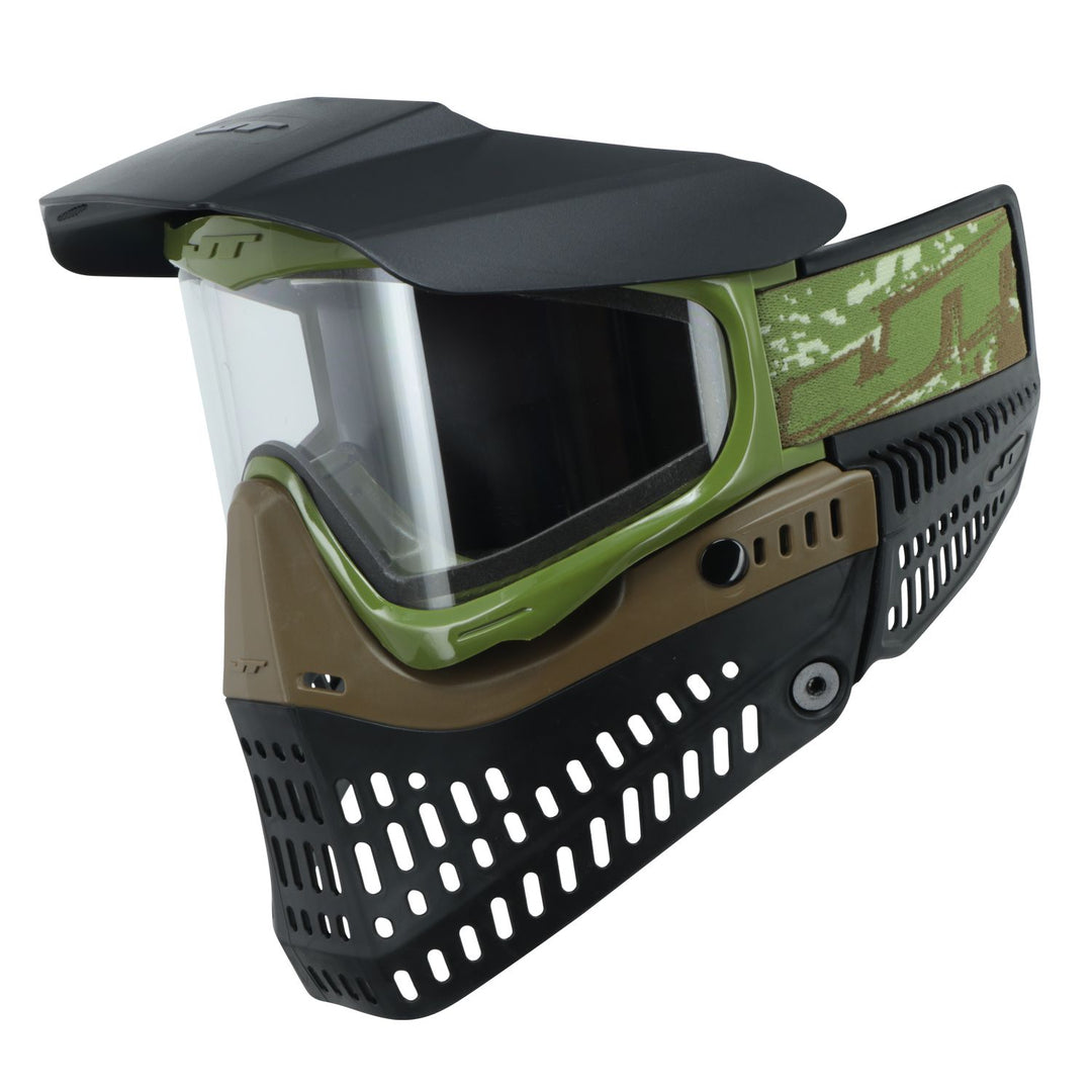 JT Proflex SE Goggles Clear Thermal Lens - Olive/Brown