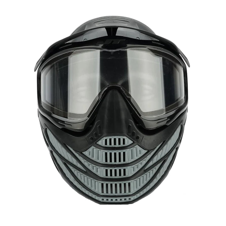 JT Flex 8 Black/Grey Paintball Mask w/ Clear Thermal Lens