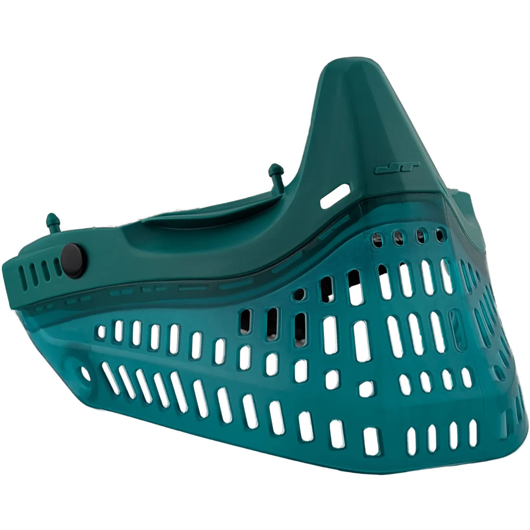 JT Proflex Nose and Skirt - Emerald Ice Skirt w/ Std chin strap