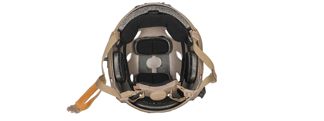 CA-334T ACH BASE JUMP HELMET (COLOR: TAN) (LRG/XL