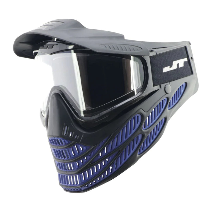 JT Flex 8 Black/Blue w/ Clear Thermal Lens