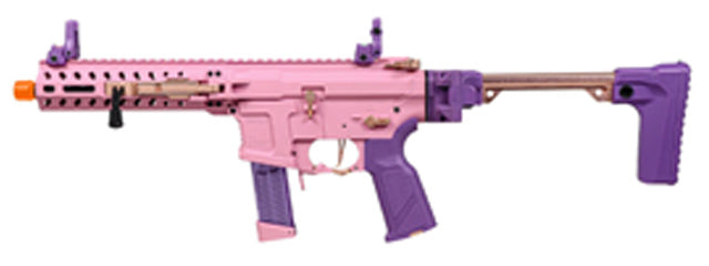 G&G FAR 9 Rapid Folding PCC Airsoft AEG Rifle - (Pink)