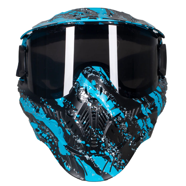 HSTL GOGGLE - FRACTURE BLACK/TURQUOISE