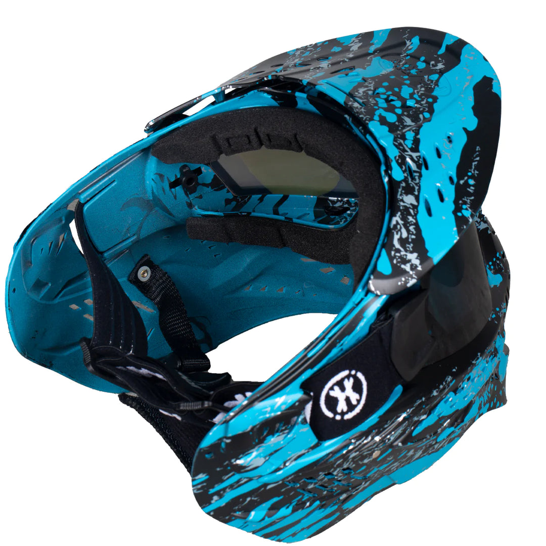 HSTL GOGGLE - FRACTURE BLACK/TURQUOISE