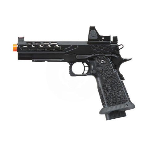 Lancer Tactical Stryk Hi-Capa 5.1 Gas Blowback Airsoft Pistol w/ Reflex Red Dot Sight - (Black)
