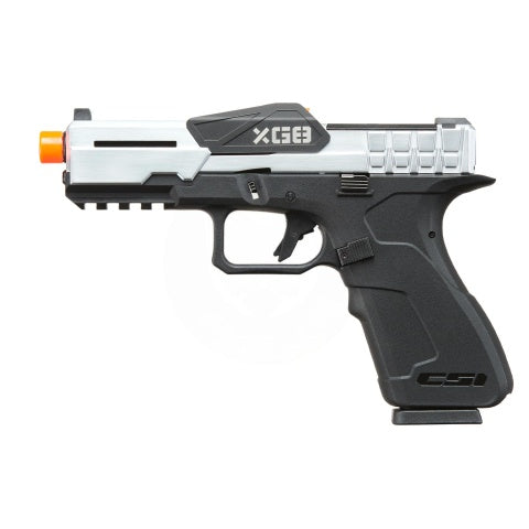 Poseidon CSI XG8 Gas Blow Back Aluminum Pistol - METAL/SILVER
