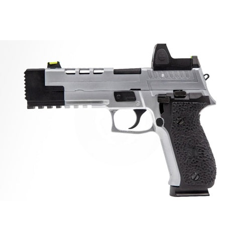 Vorsk Hi-Capa VP26X GBB Pistol w/ Red Dot Sight - SILVER