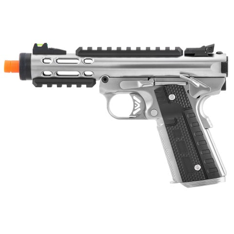 WE-Tech Galaxy 1911 Gas Blowback Airsoft Pistol (Color: Silver Slide w/ Silver Lower)