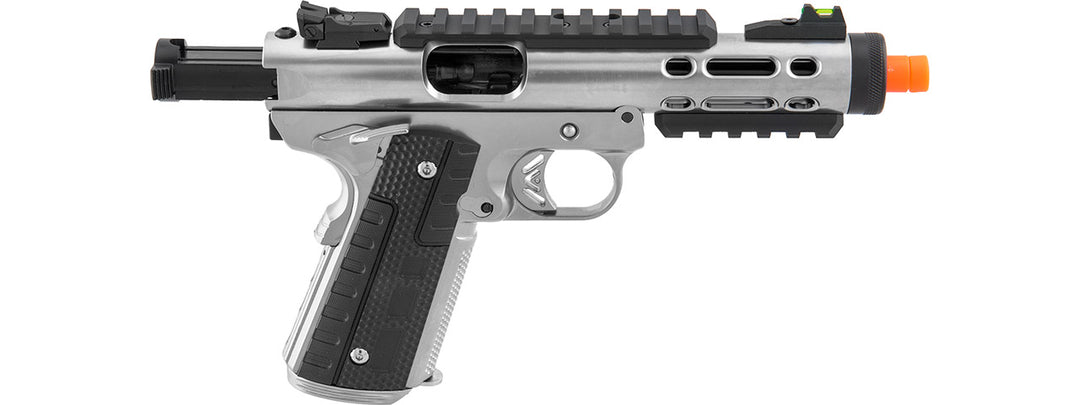 WE-Tech Galaxy 1911 Gas Blowback Airsoft Pistol (Color: Silver Slide w/ Silver Lower)