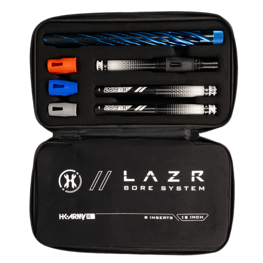 LAZR ELITE ORBIT BARREL KIT - 15" DUST BLUE/BLACK - BLACK INSERTS - COCKER THREADS